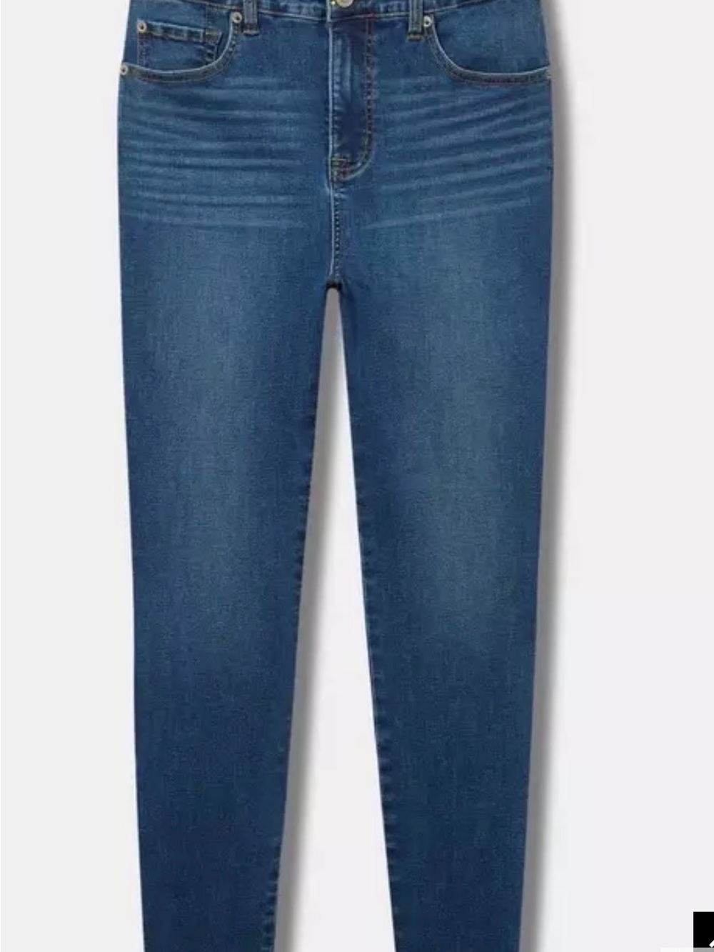 Classic High-Rise Skinny Jeans in Blue